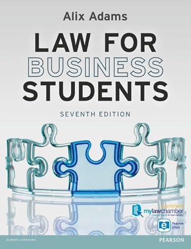 9781408287019: Law for Business Students