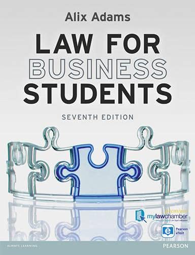 9781408287071: Law for Business Students mylawchamber pack