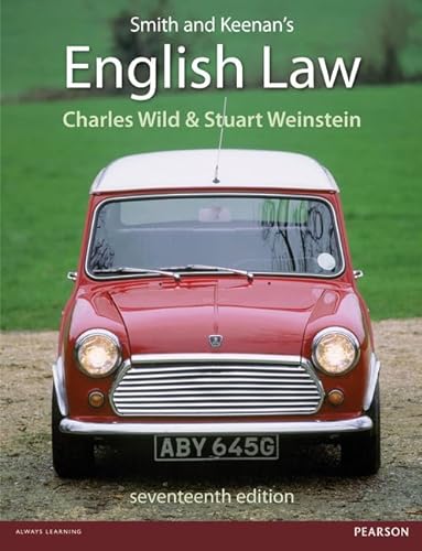 9781408295274: Smith & Keenan's English Law: Texts and Cases