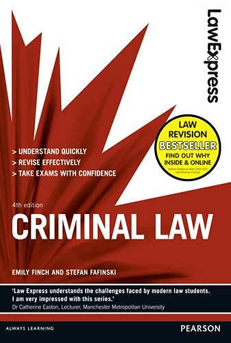 9781408295465: Law Express: Criminal Law (Revision Guide)