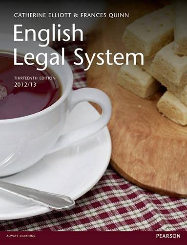 Imagen de archivo de English Legal System a la venta por WorldofBooks