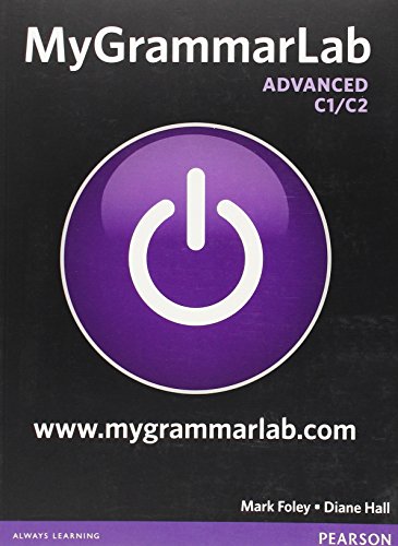 Stock image for MyGrammarLab Advanced without Key and MyLab Pack (Longman Learners Grammar) for sale by AwesomeBooks