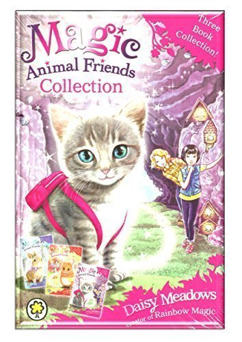 Stock image for Magic Animal Friends Collection Box Set by Daisy Meadows (Creator of Rainbow Magic) Includes: 1) Bella Tabbypaw in Trouble 2) Molly Twinkletail Runs Away 3) Lucy Longwhiskers Gets Lost (RRP: £14.97) for sale by WorldofBooks