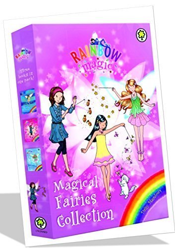 Stock image for Rainbow Magic MAGICAL FAIRIES COLLECTION Box Set - Gift set includes 2 books: 1) Kyla the Pottery Fairy 2) Katie The Kitten Fairy 3) Shannon The Ocean Fairy * Age 3+ RRP: £14.97 for sale by WorldofBooks