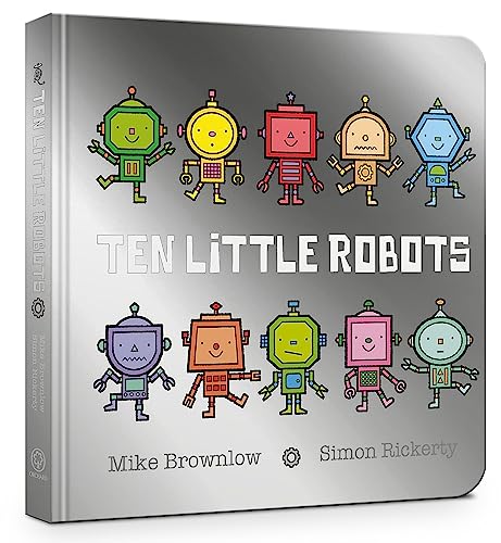 Beispielbild fr Ten Little Robots Board Book zum Verkauf von AwesomeBooks