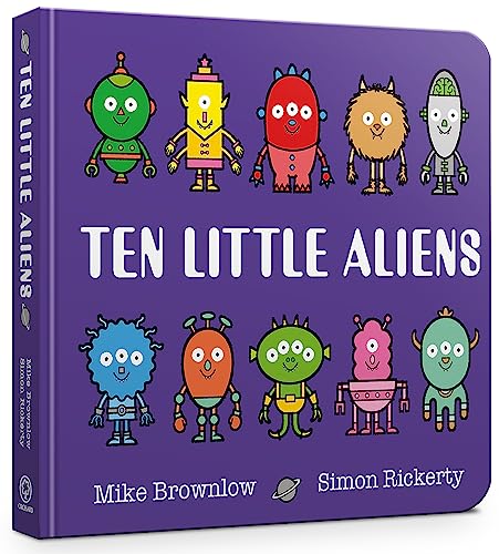 Stock image for Ten Little Aliens Board Book for sale by AwesomeBooks