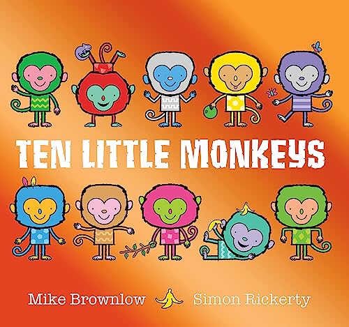 Imagen de archivo de Ten Little Monkeys a la venta por AwesomeBooks