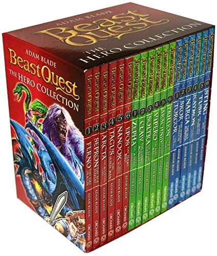 Beispielbild fr Beast Quest The Hero Collection 18 Books Series 1 - 3 Box Set by Adam Blade zum Verkauf von WorldofBooks