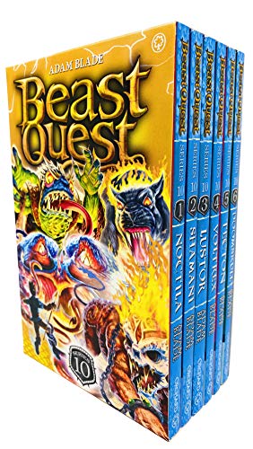 Beispielbild fr Beast Quest Series 10 Box Set Books 1 - 6 Collection (Noctila, Shamani, Lustor, Voltrex, Tecton & Doomskull) zum Verkauf von WorldofBooks