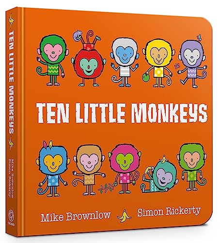 Imagen de archivo de Ten Little Monkeys Board Book a la venta por WorldofBooks