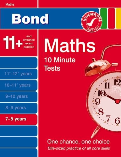 9781408502631: Bond 10 Minute Tests Maths 7-8 years