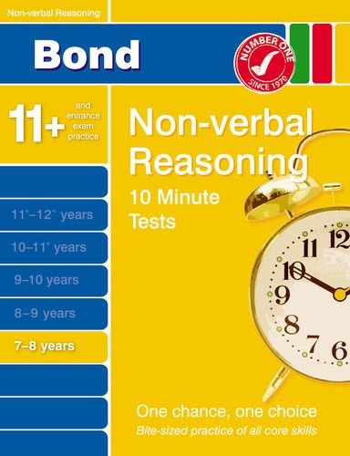 9781408502655: Bond Ten Minute Tests 7-8 years Non-verbal Reasoning (Bond 10 Minute Tests)