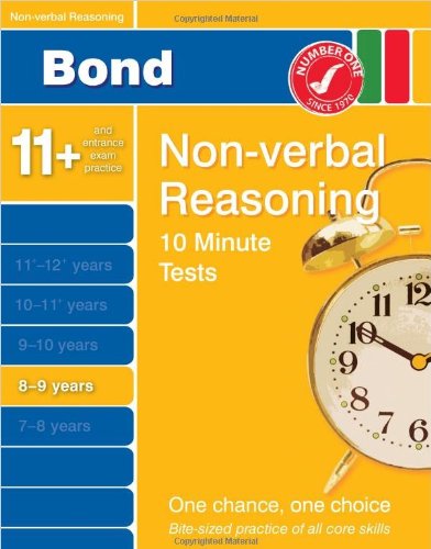 Beispielbild fr Bond Ten Minute Tests 8-9 years Non-verbal Reasoning zum Verkauf von WorldofBooks