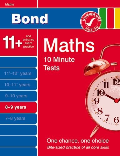 9781408502693: Bond 10 Minute Tests Maths 8-9 years