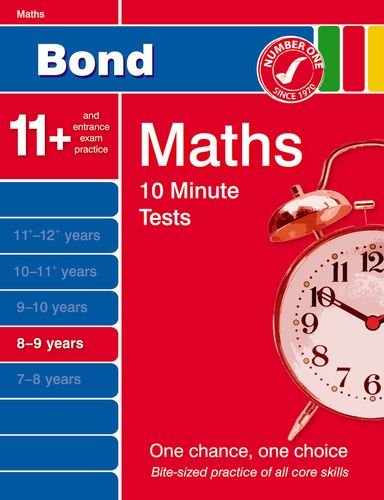 9781408502693: Bond 10 Minute Tests Maths 8-9 Years
