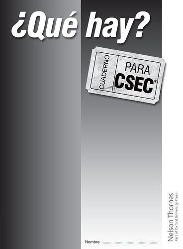 Stock image for Que Hay? Cuaderno para CSEC (Paperback) for sale by Iridium_Books