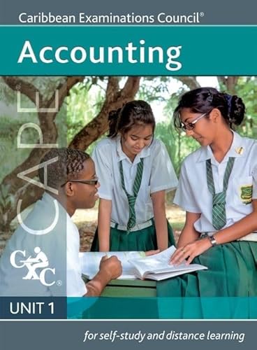 Stock image for Accounting CAPE Unit 1 A Caribbean Examinations Council Study Guide for sale by Books Unplugged