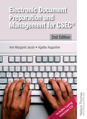 Stock image for Electronic Document Preparation and Management for CSEC 2nd Edition for sale by Lucky's Textbooks