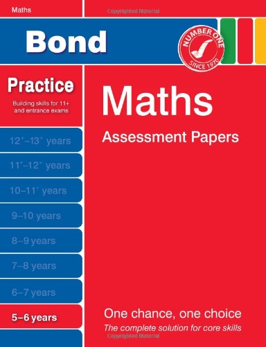 Imagen de archivo de Bond Maths Assessment Papers 5-6 Years a la venta por WorldofBooks