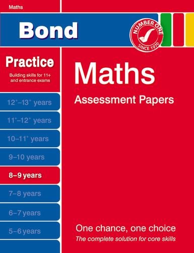 Imagen de archivo de Bond Maths Assessment Papers 8-9 years a la venta por Greener Books