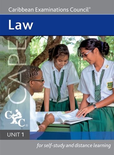 9781408517024: Law Cape Unit 1 A CXC Study Guide