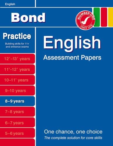 Beispielbild fr Bond English Assessment Papers 8-9 years zum Verkauf von WorldofBooks
