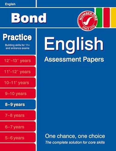 Stock image for Bond English Assessment Papers 8-9 years for sale by WorldofBooks