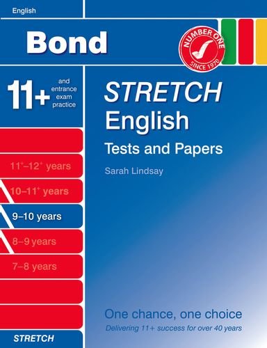 Imagen de archivo de Bond Stretch English Tests and Papers 9-10 years a la venta por Brit Books