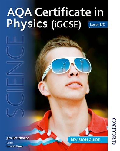 Stock image for AQA Certificate in Physics (iGCSE) Level 1/2 Revision Guide for sale by AwesomeBooks