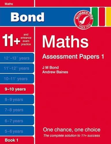 Stock image for Bond Assessment Papers Maths 9-10 years Book 1 for sale by AwesomeBooks