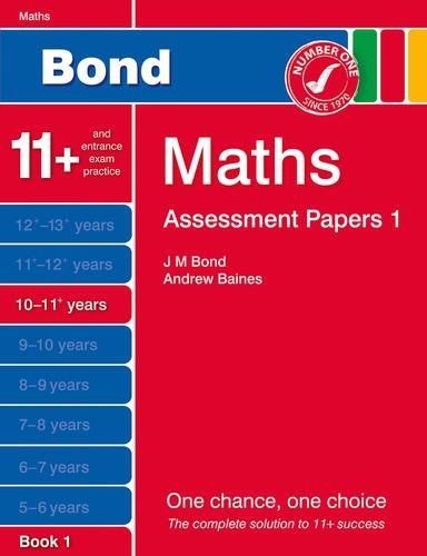 9781408525272: Bond Assessment Papers Maths 10-11+ yrs Book 1