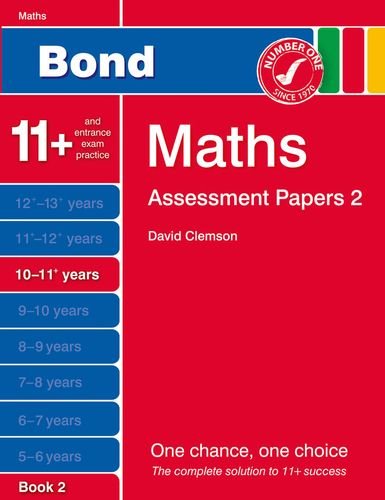 Imagen de archivo de New Bond Assessment Papers Maths 10-11+ Years Book 2 (Bond Assessment Papers Maths 10-11+ Yrs Book 2) a la venta por WorldofBooks