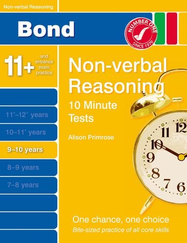 Beispielbild fr Bond 10 Minute Tests Non-Verbal Reasoning 9-10 yrs zum Verkauf von WorldofBooks