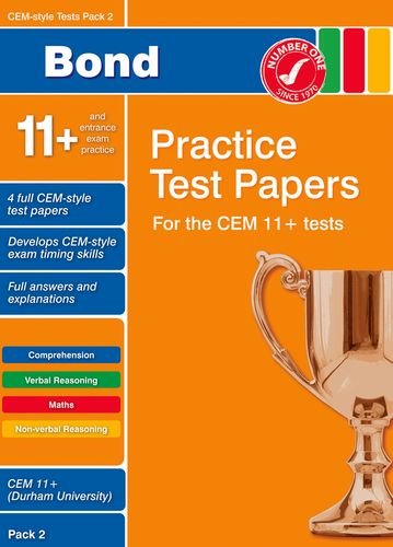 Imagen de archivo de Bond CEM Style 11+ Practice Test Papers 2 All questions a la venta por WorldofBooks