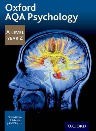 Imagen de archivo de Oxford AQA Psychology A Level: Year 2 a la venta por AwesomeBooks