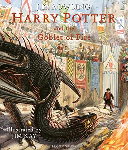 Imagen de archivo de Harry Potter and the Goblet of Fire ++++ A SUPERB SIGNED & PUBLICATION DATED UK FIRST EDITION & FIRST PRINTING HARDBACK + SIGNED JIM KAY MINI PRINT +++ a la venta por Zeitgeist Books