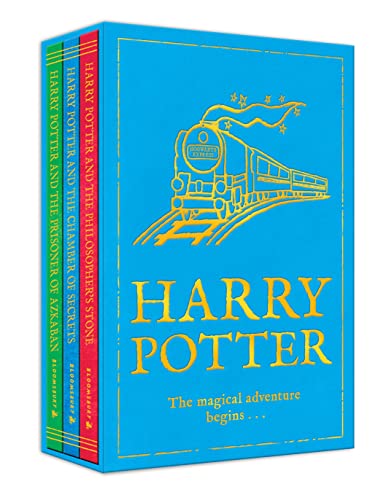 Harry Potter (Three book set, includes Vols 1-3: Philosopher's Stone, Chamber of Secrets and Prisoner of Azkaban) - Rowling, J.K.