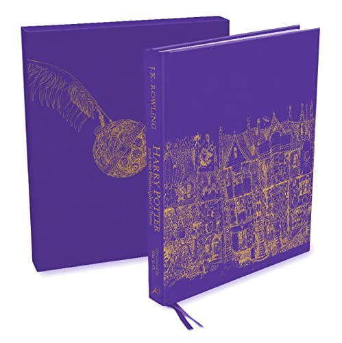 Stock image for Harry Potter And The Philosopher's Stone ++++ A SUPERB SIGNED & DOODLED UK SLIPCASED DELUXE ILLUSTRATED HARDBACK EDITION +++ for sale by Zeitgeist Books