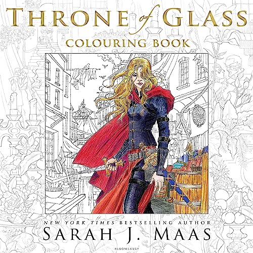 Stock image for The Throne of Glass Colouring Book for sale by WorldofBooks