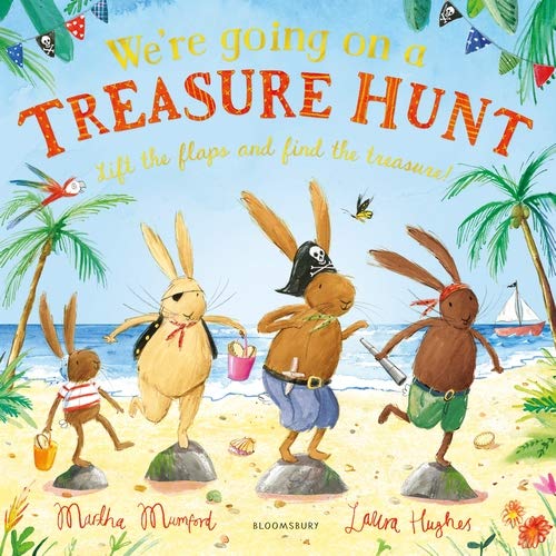 Imagen de archivo de We're Going on a Treasure Hunt: A Lift-the-Flap Adventure (The Bunny Adventures) a la venta por WorldofBooks