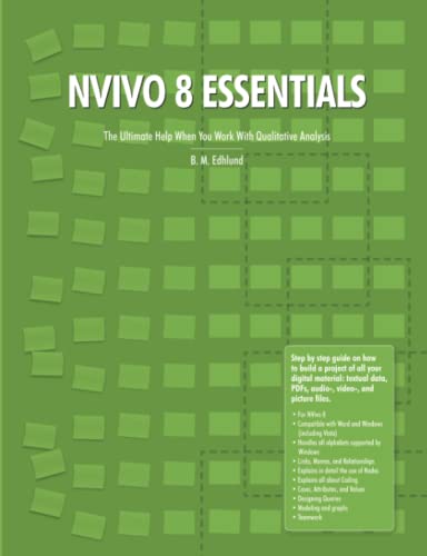 NVIVO 8 ESSENTIALS (9781409229278) by Edhlund, Bengt