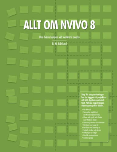 Imagen de archivo de ALLT OM NVIVO 8 (Swedish Edition) a la venta por Revaluation Books