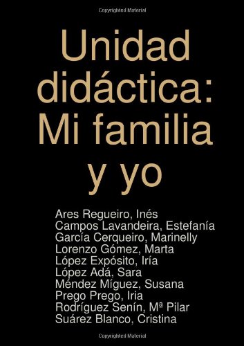 Imagen de archivo de Unidad didctica: Mi familia y yo (Spanish Edition) a la venta por Revaluation Books