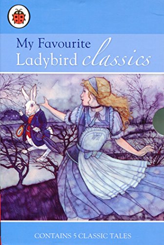 Stock image for MY FAVOURITE LADYBIRD CLASSICS | 5 Book Gift Set | Contains 5 classic tales: 1. Alice in Wonderland 2. Oliver Twist 3. Tales from the Jungle Book 4. Wind in the Willows 5. Treasure Island (RRP: 14.97) for sale by MusicMagpie