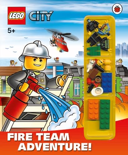 Beispielbild fr LEGO CITY: Fire Team Adventure! Storybook with minifigures and accessories zum Verkauf von WorldofBooks