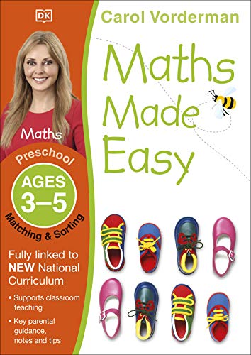 Stock image for Maths Made Easy: Matching & Sorting, Ages 3-5 (Preschool): Supports the National Curriculum, Maths Exercise Book (Made Easy Workbooks) for sale by WorldofBooks