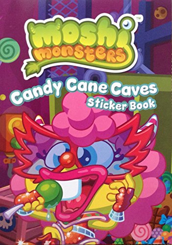 9781409391654: Moshi Monsters Candy Cane Caves Sticker Activity 9