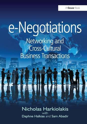 Beispielbild fr e-Negotiations: Networking and Cross-Cultural Business Transactions zum Verkauf von Ammareal