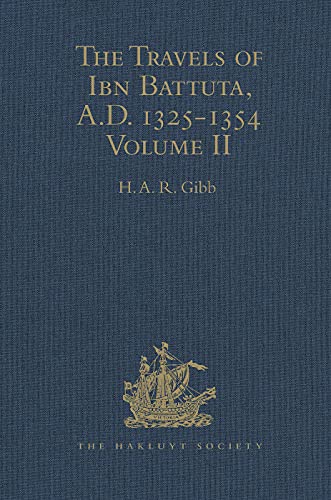 9781409414834: The Travels of Ibn Battuta, A.D. 1325-1354: Volume II (Hakluyt Society, Second Series)