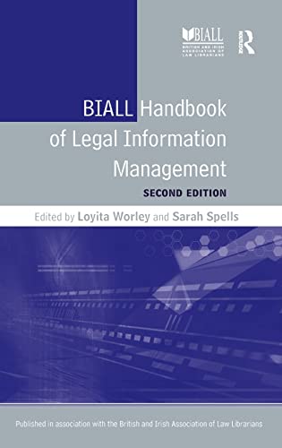 Stock image for BIALL Handbook of Legal Information Management for sale by Chiron Media